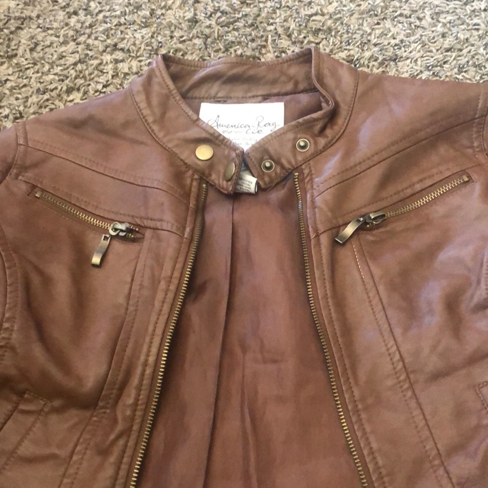 NWOT American Rag leather jacket - Picture 4 of 4